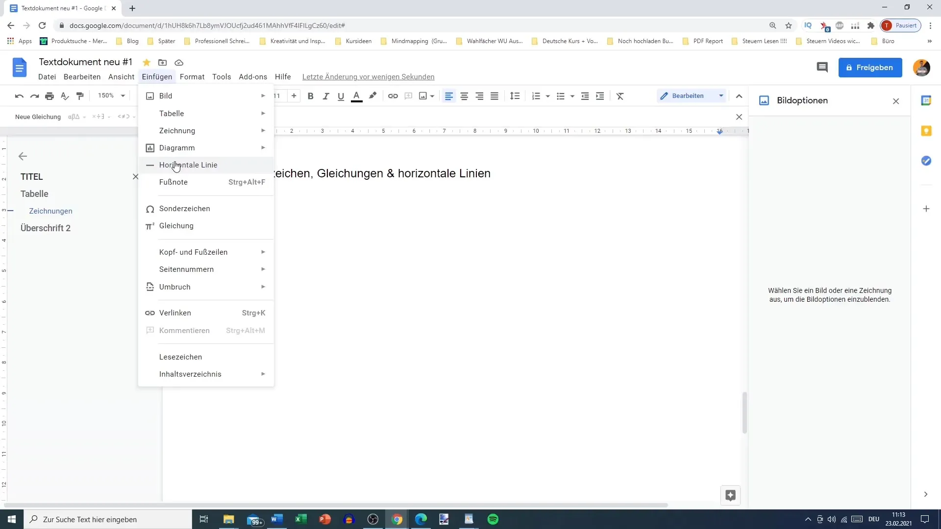 Utiliser simplement Google Docs : caractères spéciaux, équations, lignes