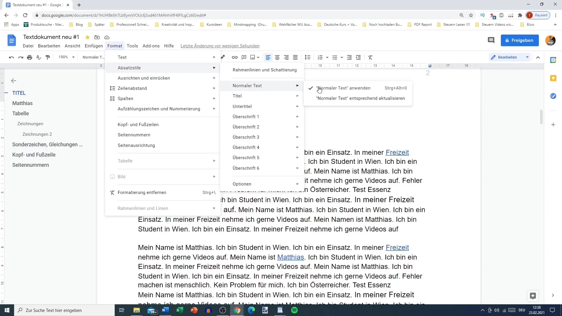 Comprendre les formats de texte dans Google Docs