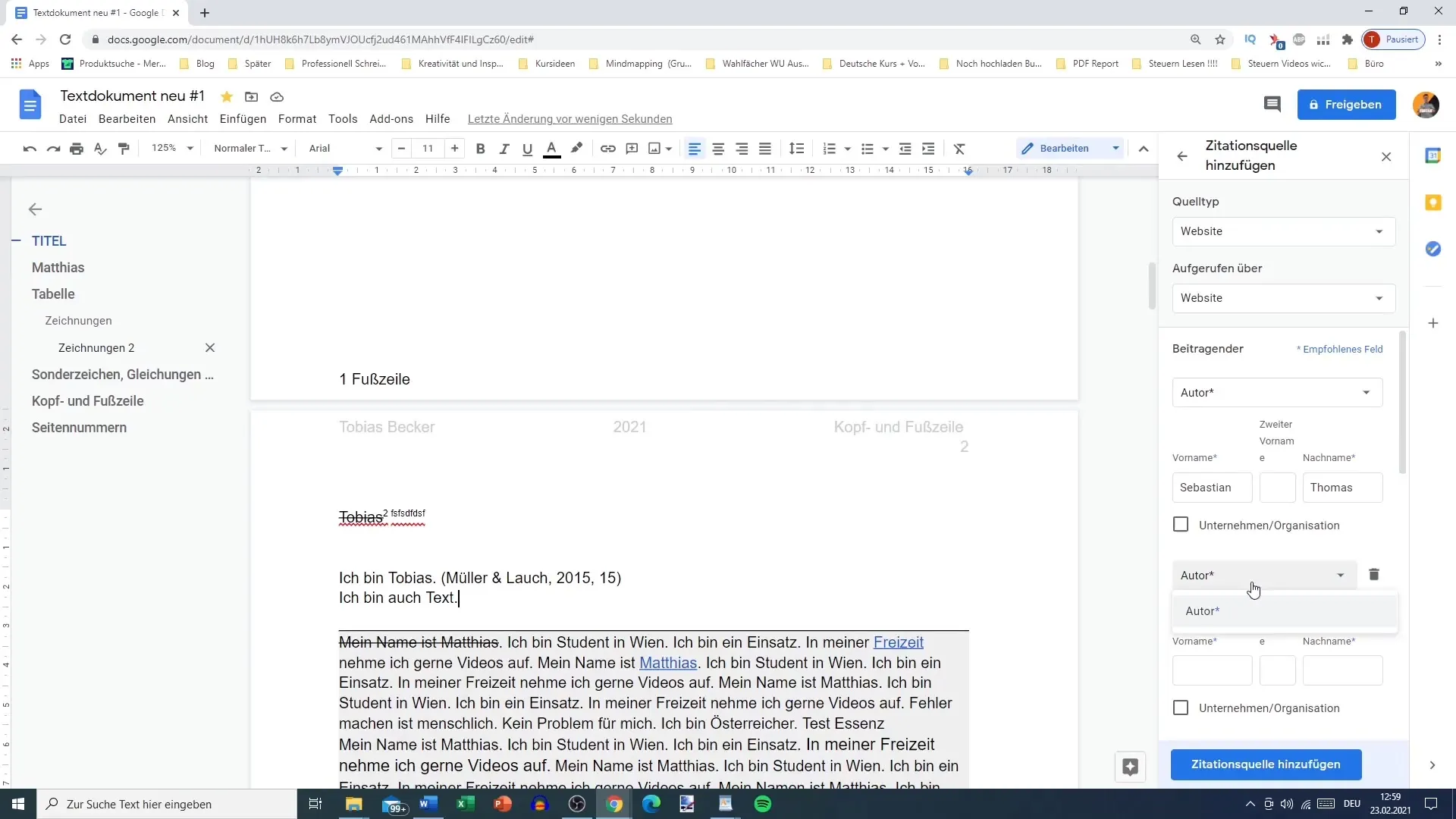 Mengutip secara profesional dan membuat daftar pustaka di Google Docs