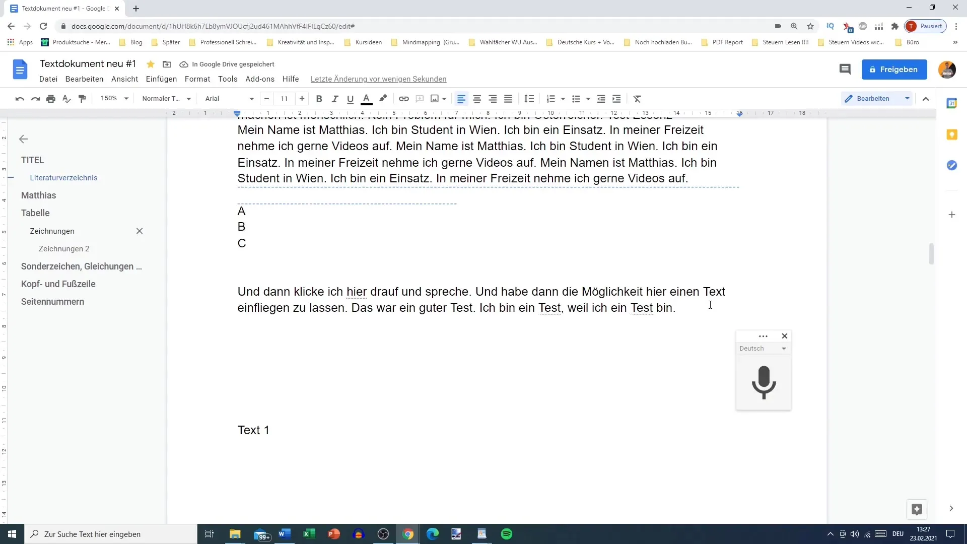 Commande vocale de Google Docs - Parlez les textes au lieu de taper