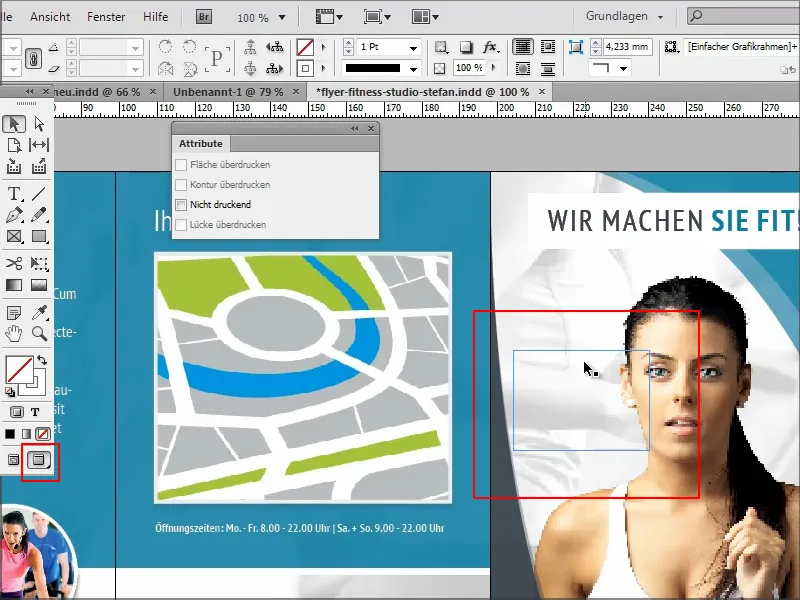 Tipy a triky k programu Adobe InDesign - důležité informace není možné umístit do tisku.