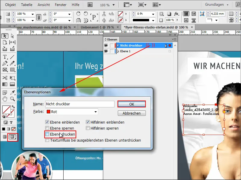 Tipy a triky k programu Adobe InDesign - důležité informace nelze umístit k tisku.