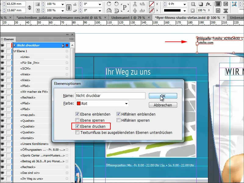 Tipy a triky k programu Adobe InDesign - důležité informace umístit do nevytištěné části.