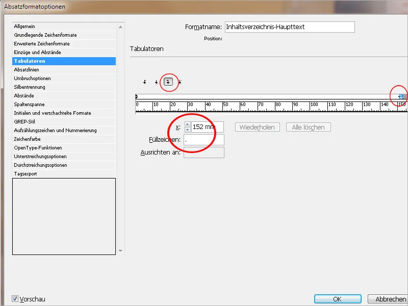 Ein Inhaltsverzeichnis erstellen in InDesign