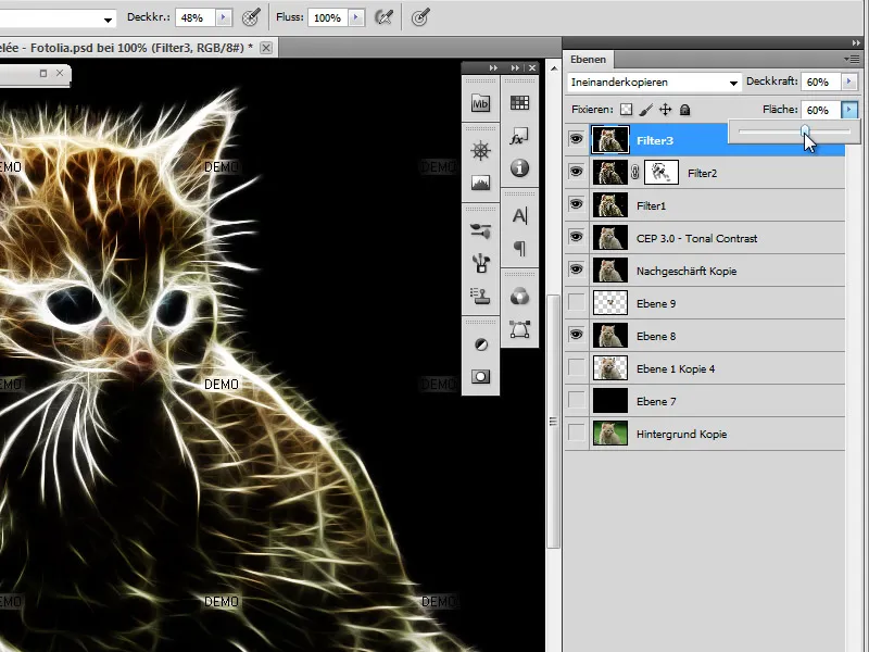 Fractal sphere effect with the help of plug-ins Fractal sphere effect with the help of plug-ins