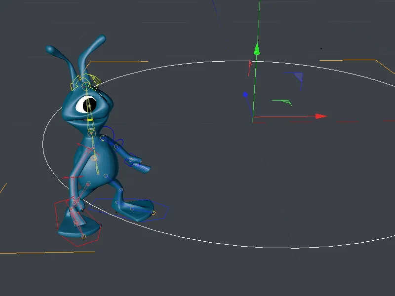 Ny i utgivelse 13 - animasjon av en alien med CMotion-Walkcycle.