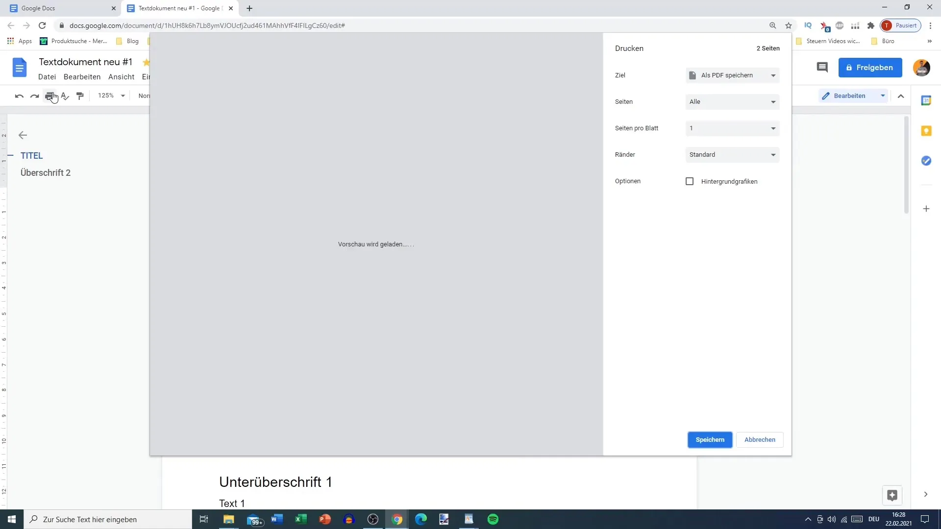 Google Docs: Mencetak dan Berbagi Dokumen