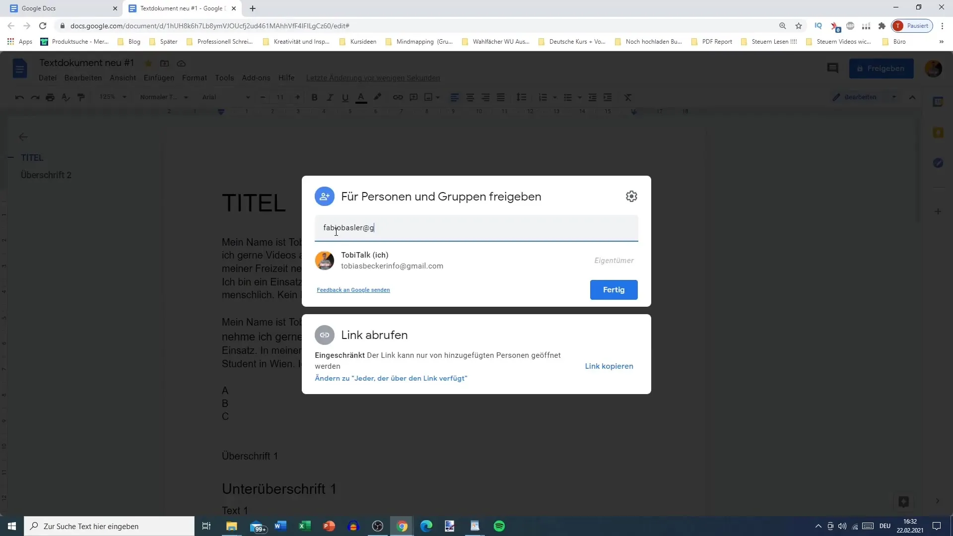 Google Docs : Imprimer et partager des documents