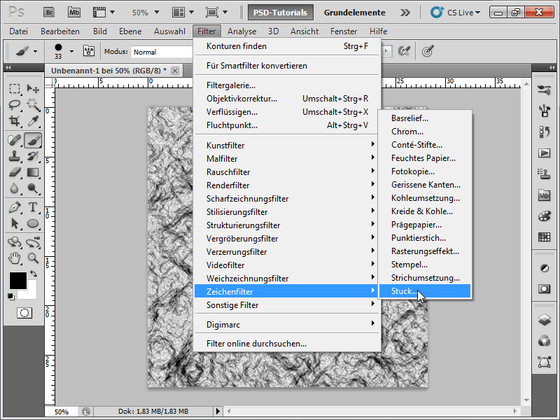 Wasserspritzer und Wassertropfen schnell erstellt