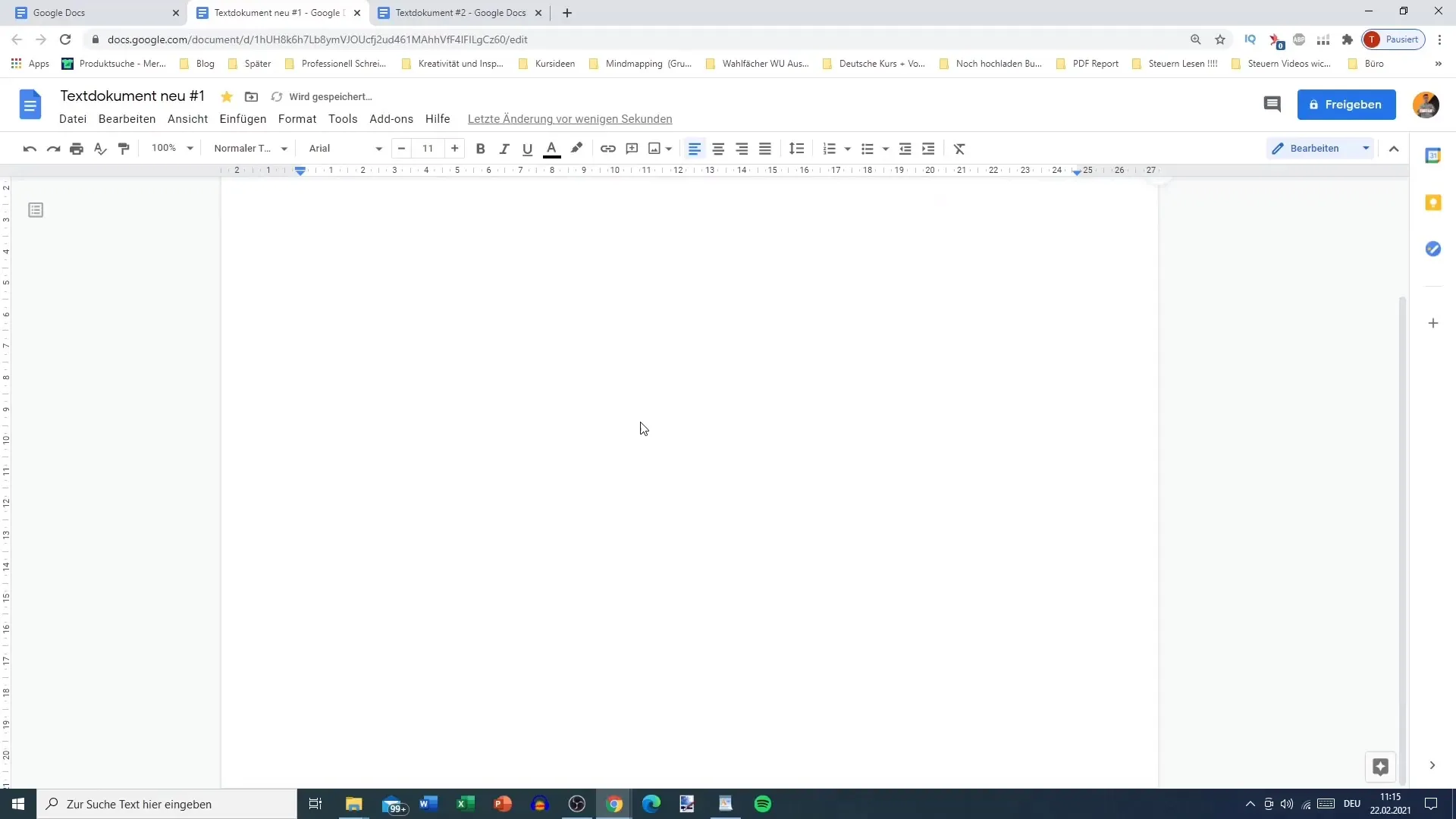 Mise en page efficace dans Google Docs