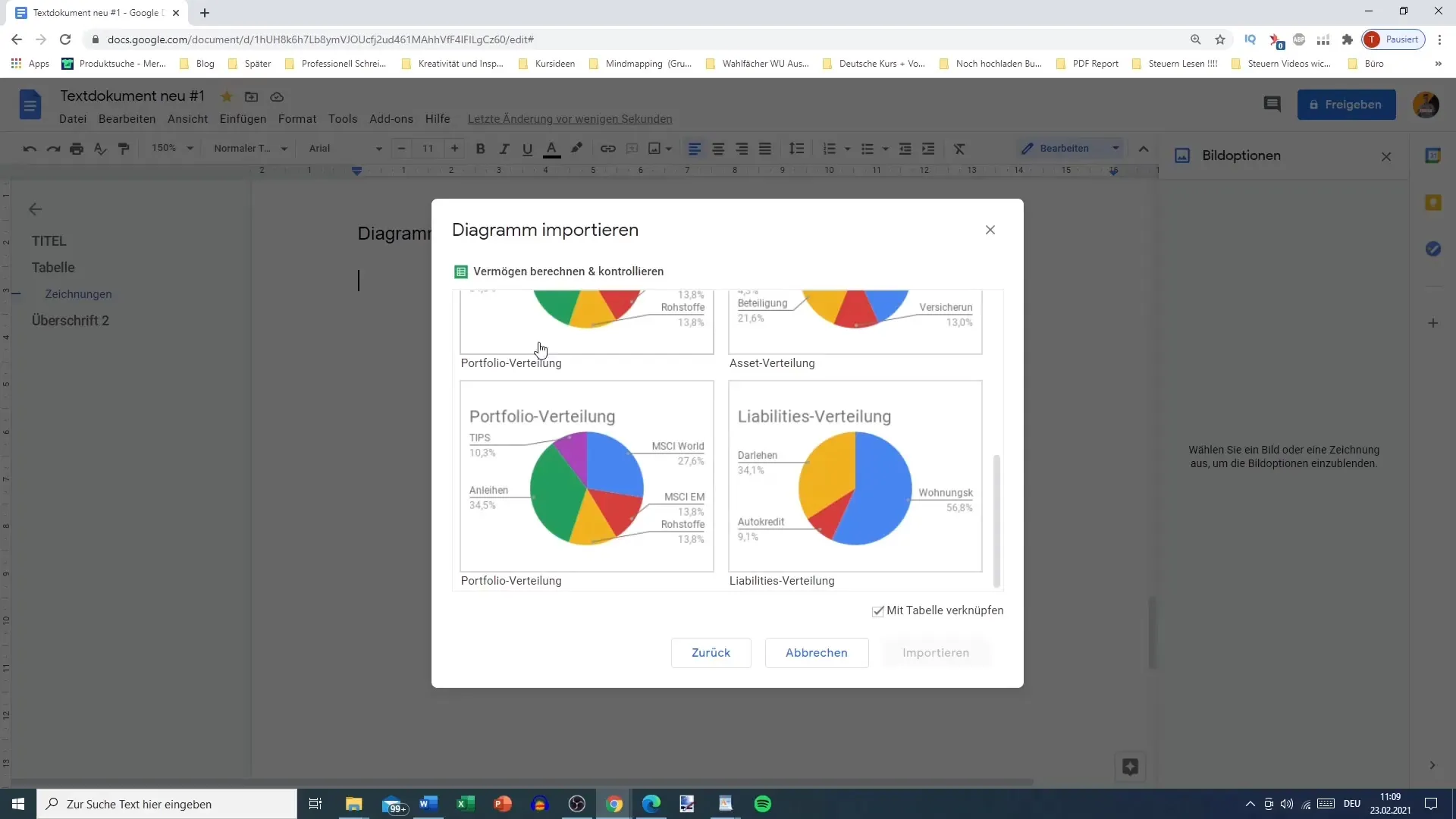 Diagram dari Google Sheets: Mudah dimasukkan ke Google Docs