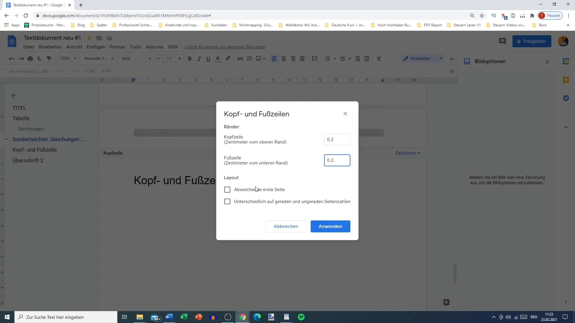 Overskrift og bunntekster i Google Docs enkelt forklart