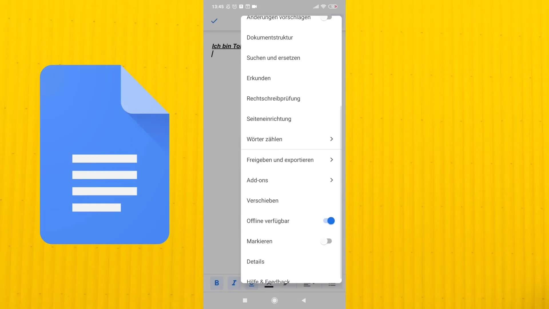 Google Docs-app for enkel redigering på mobilen