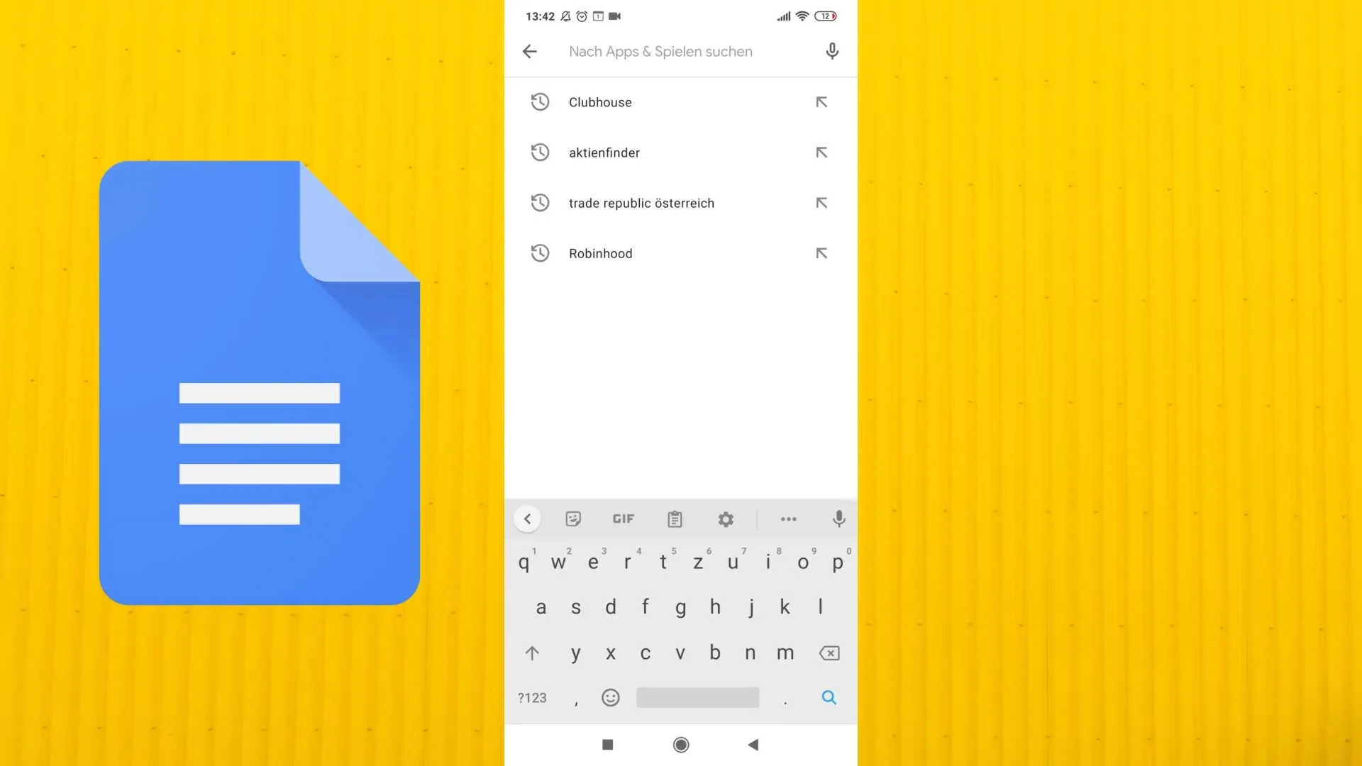 Google Docs-app for enkel redigering på mobil