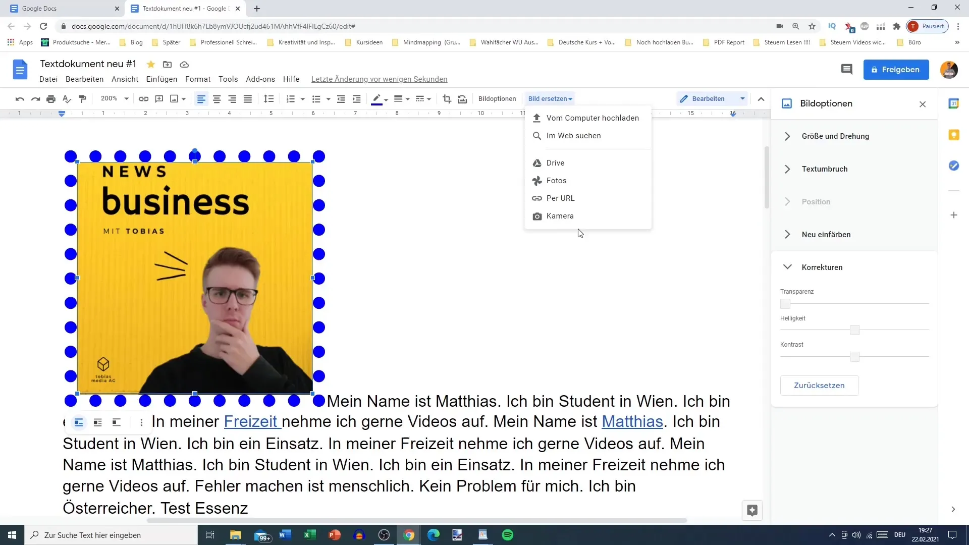 Pemanfaatan opsi gambar yang efektif di Google Docs