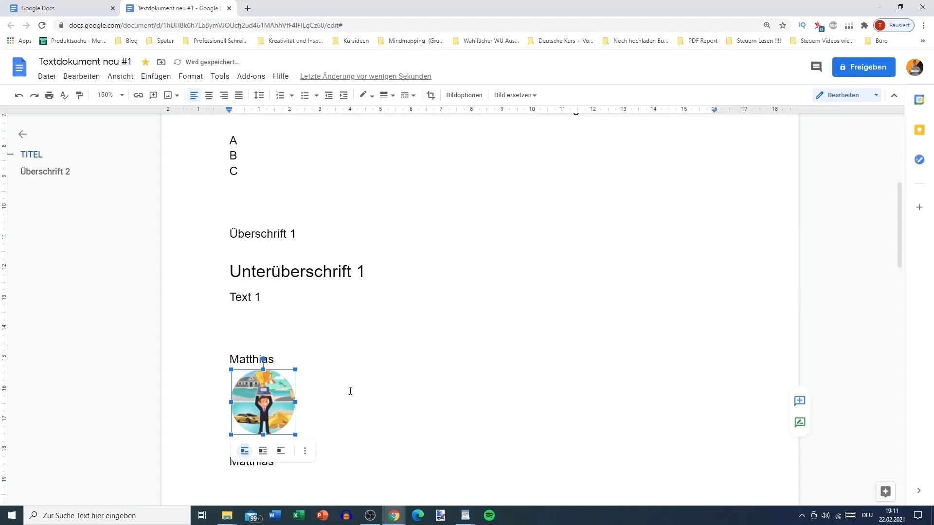 Insérer des images et des graphiques de manière efficace dans Google Docs