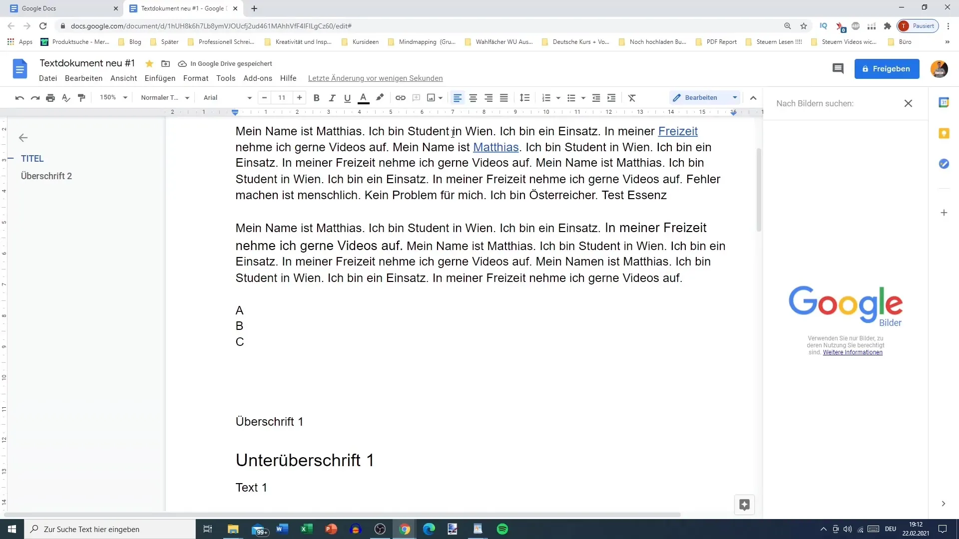 Bilder und Grafiken effizient in Google Docs einfügen