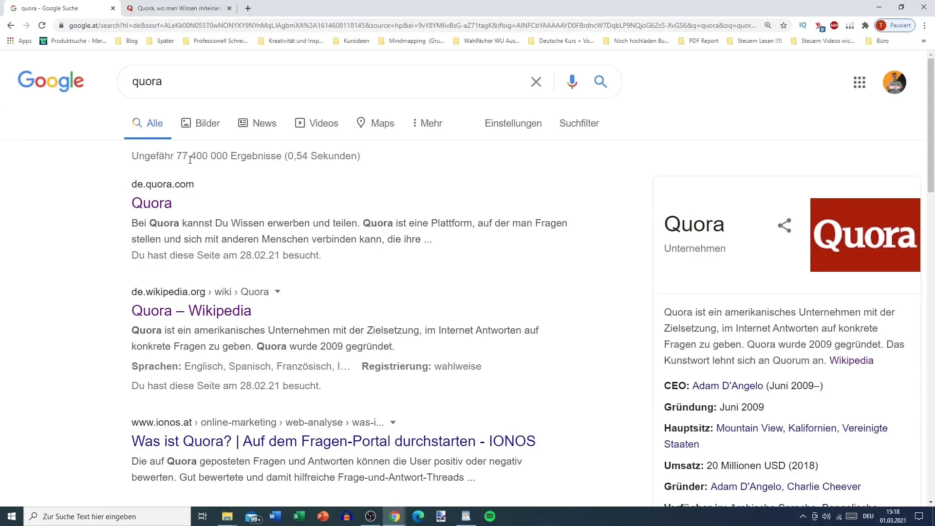 Créer un compte Quora - Guide étape par étape