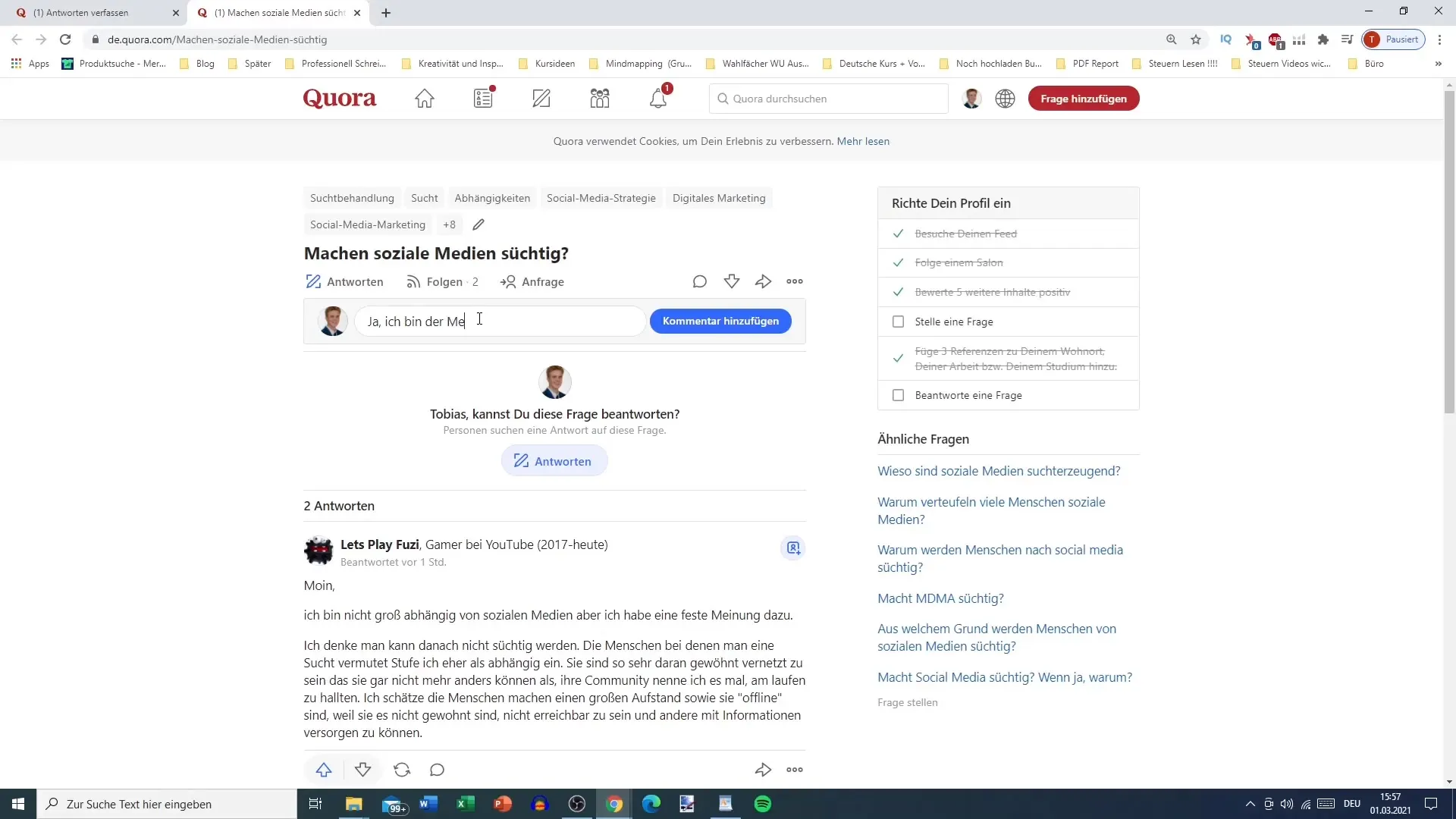 Créer un profil Quora : Guide pas à pas pour la configuration