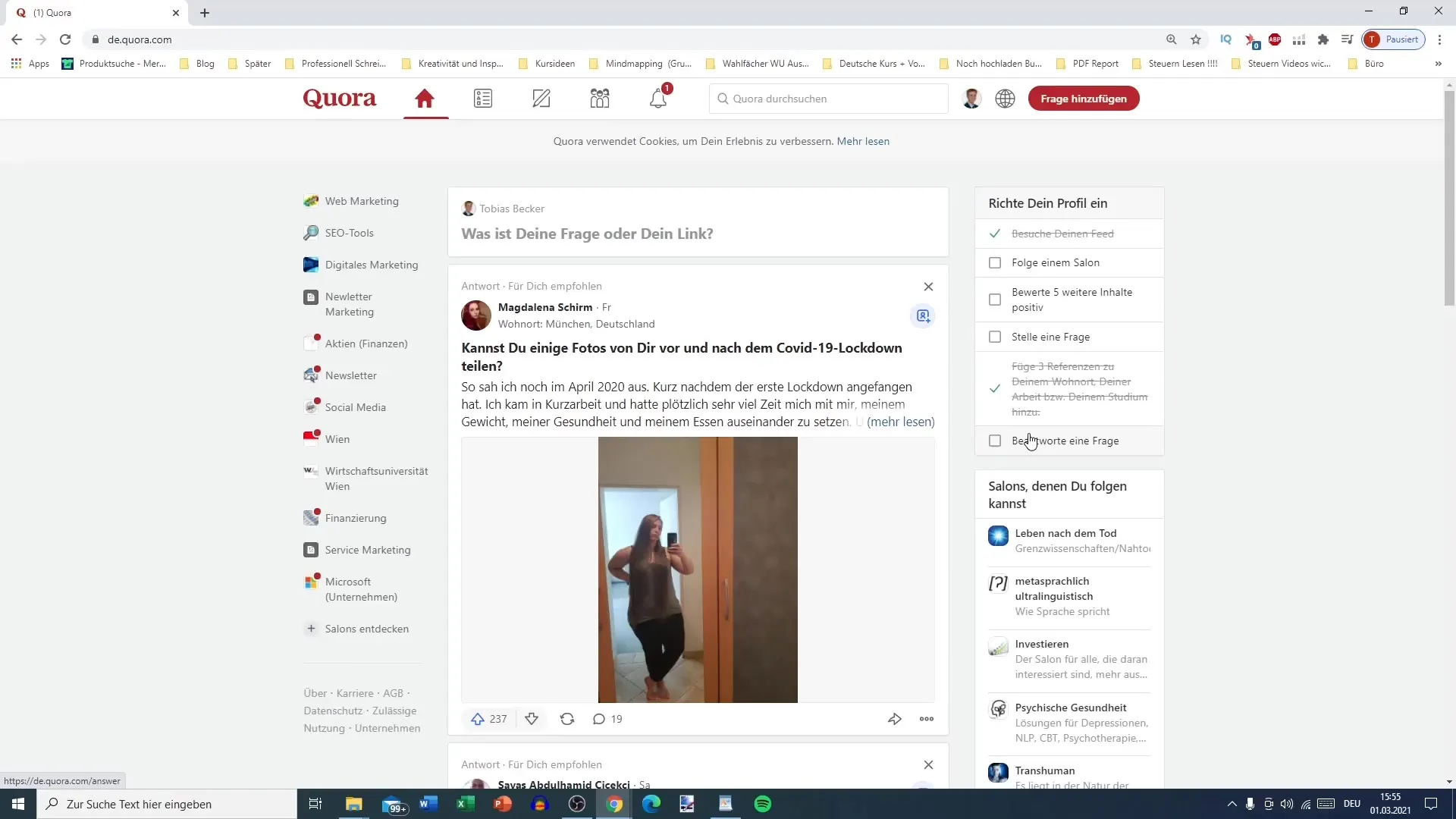 Créer un profil Quora : guide étape par étape pour configurer