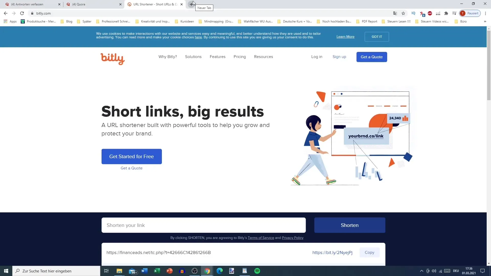 Seguimiento efectivo de enlaces con Bitly