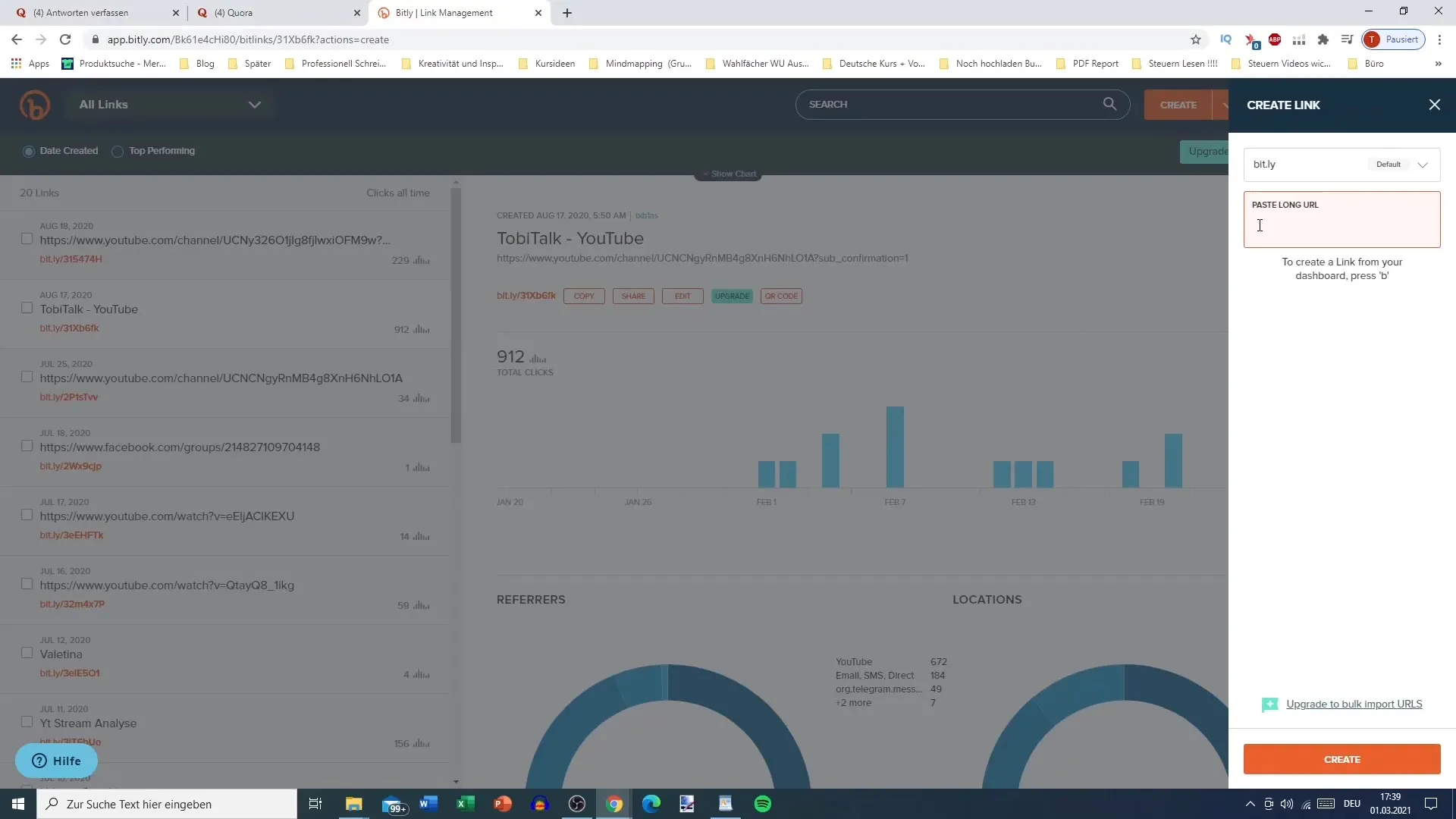 Seguimiento efectivo de enlaces con Bitly