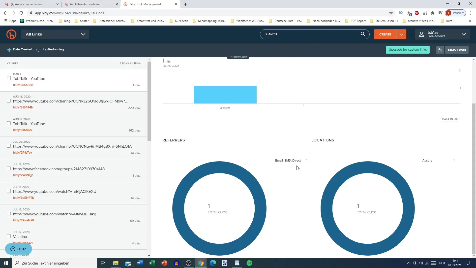 Seguimiento efectivo de enlaces con Bitly