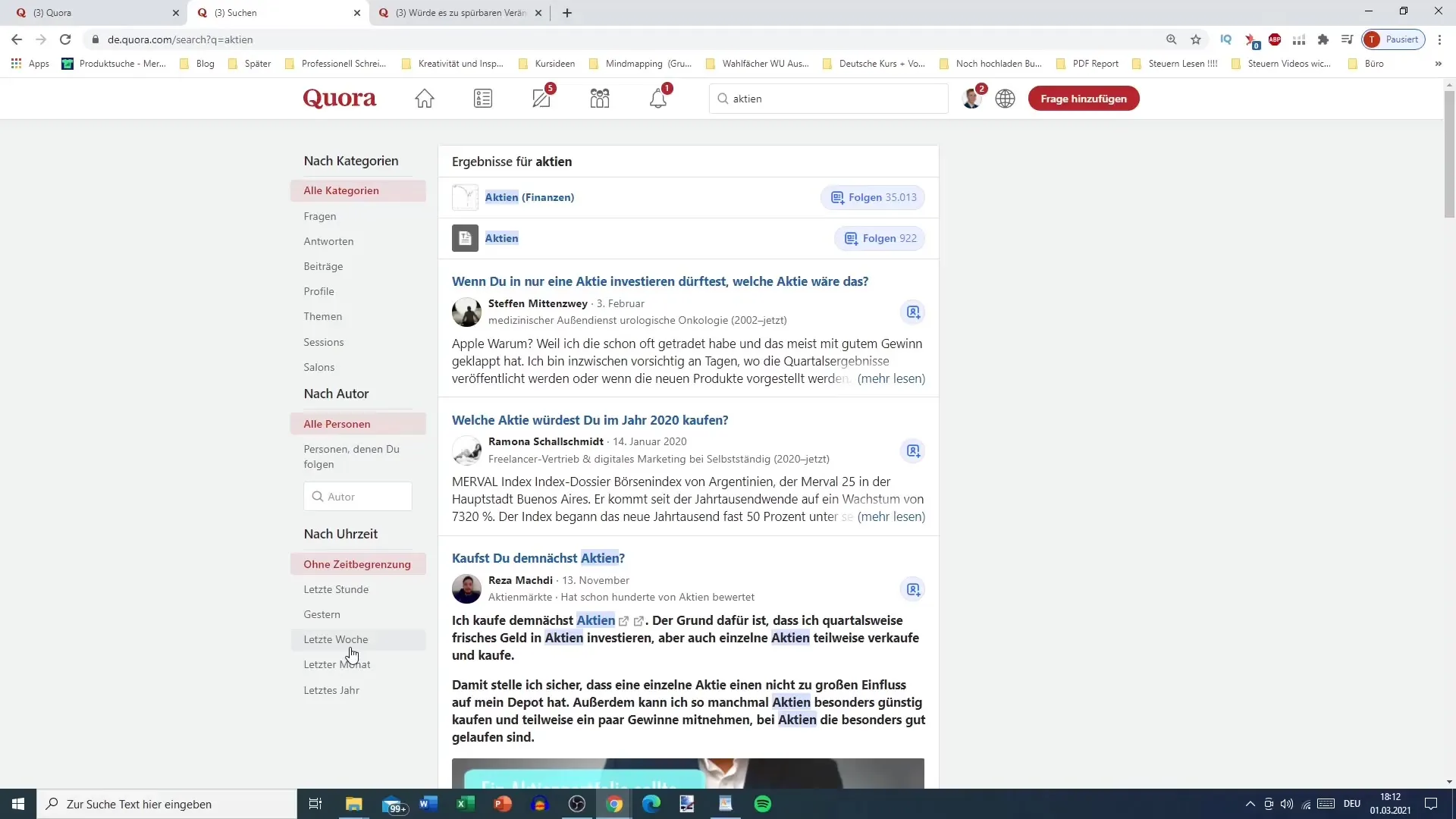 Utilisez correctement les mots clés sur Quora pour augmenter la visibilité