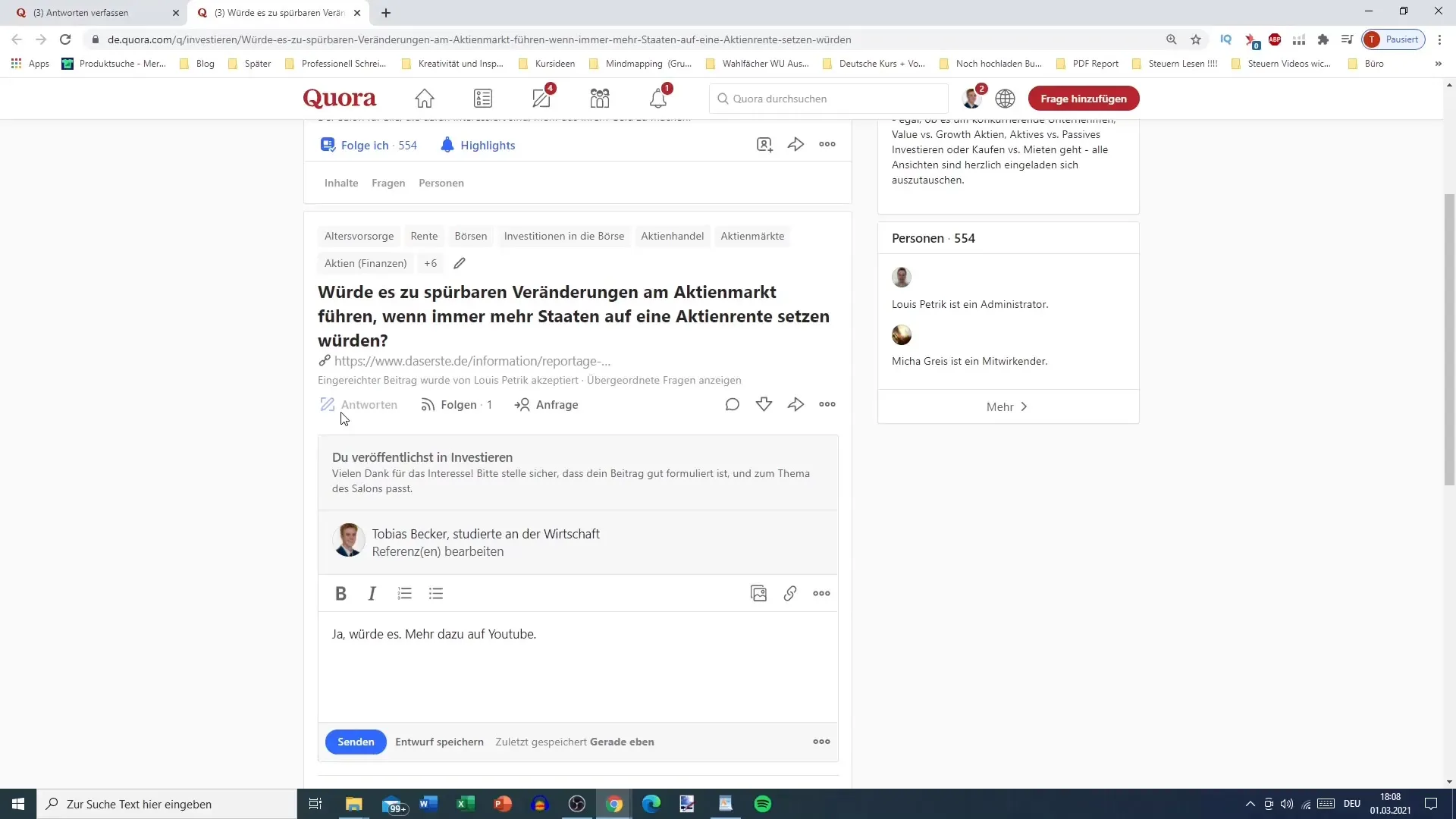 Utilizar correctamente las palabras clave en Quora y aumentar la visibilidad