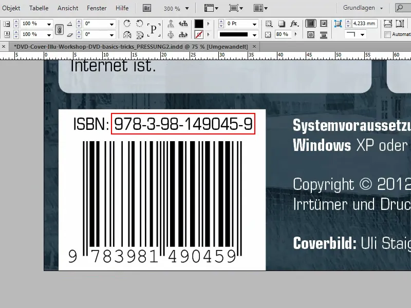 Adobe InDesign için ipuçları ve püf noktaları: ISBN'den EAN (Avrupa Maddeler Numarası) / barkod / çubuk kodunu birkaç tıklamayla oluşturun.