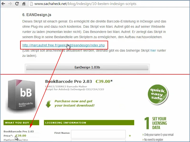 Suggerimenti e trucchi su Adobe InDesign: Creare rapidamente un codice EAN/barcode/ a partire dall'ISBN con pochi clic