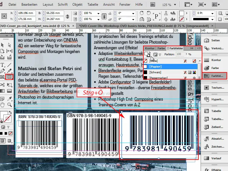 Suggerimenti e trucchi su Adobe InDesign: creare l'EAN/barcode/codice a barre da ISBN con pochi clic