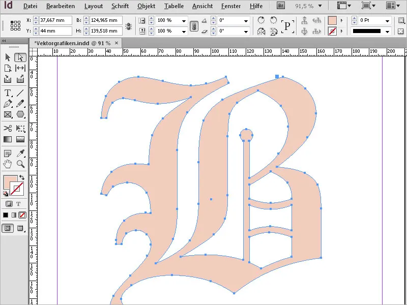 Create vector graphics in InDesign