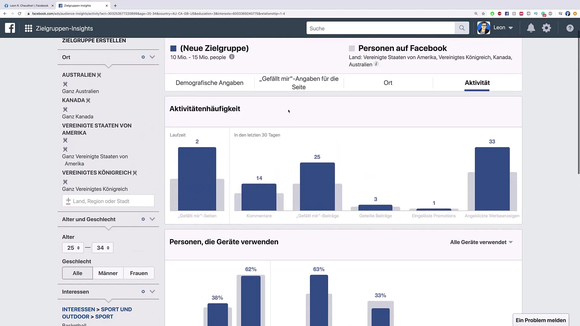 Defining target groups for effective online customer acquisition