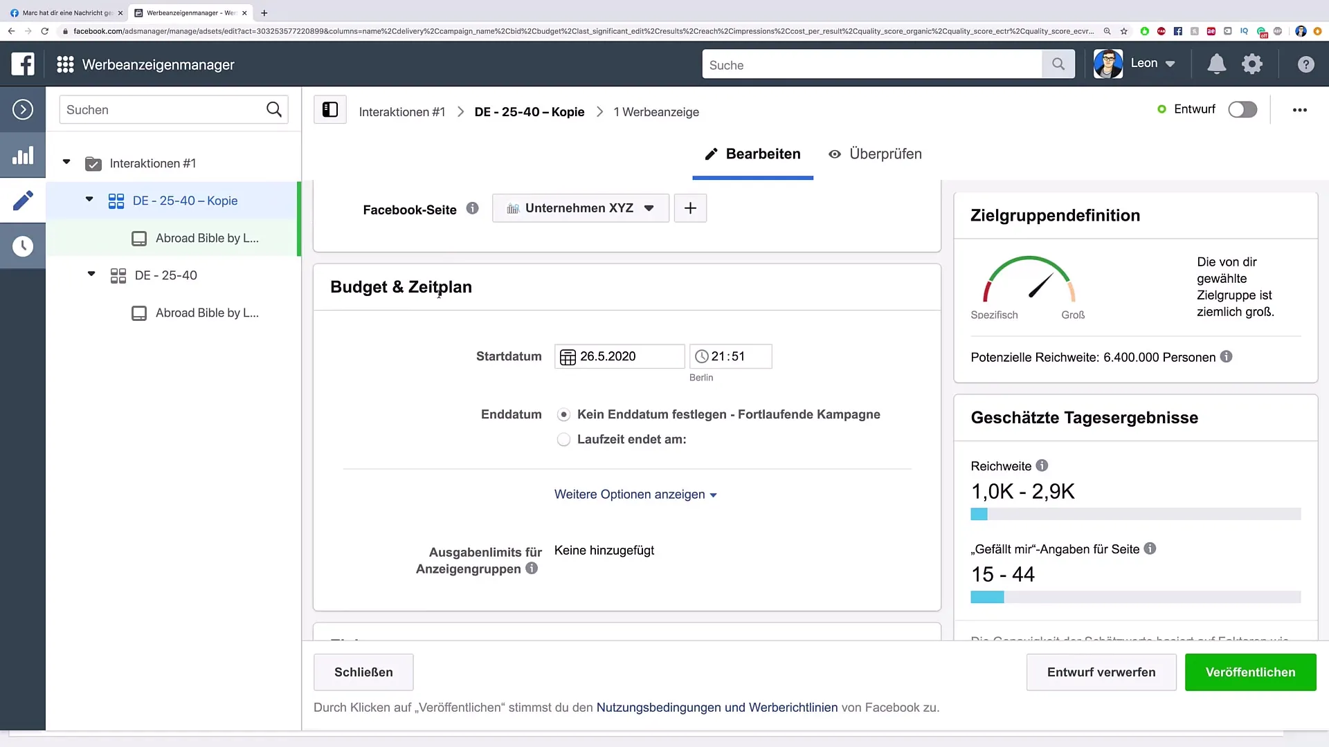 Duplicar e editar anúncios de forma eficiente