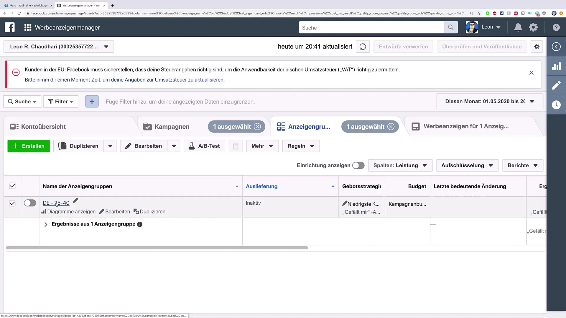 Duplicar e editar anúncios de forma eficiente