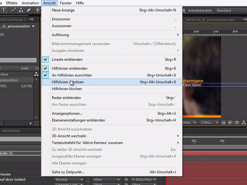 Tips dan trik untuk animasi di After Effects: panduan-panduan