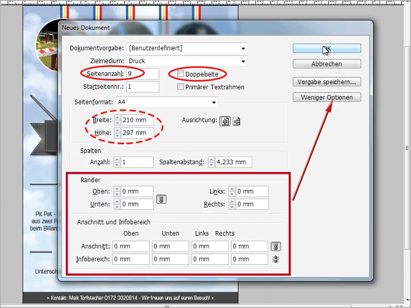 Trucos y consejos de Adobe InDesign: Utilice la herramienta de página para colocar páginas una debajo de otra, por ejemplo, para puzzles.