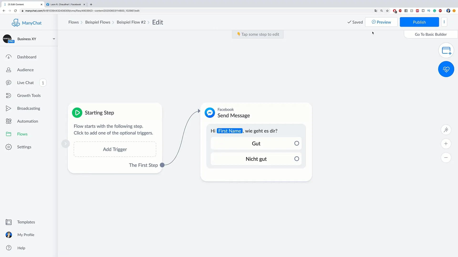 Targeted multilevel flows for customer acquisition