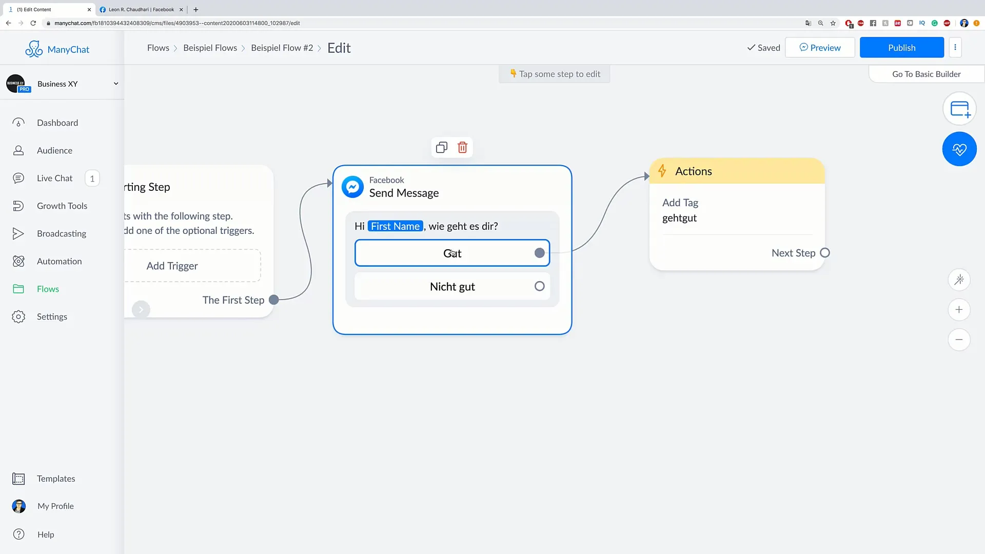 Targeted multi-level flows for customer acquisition