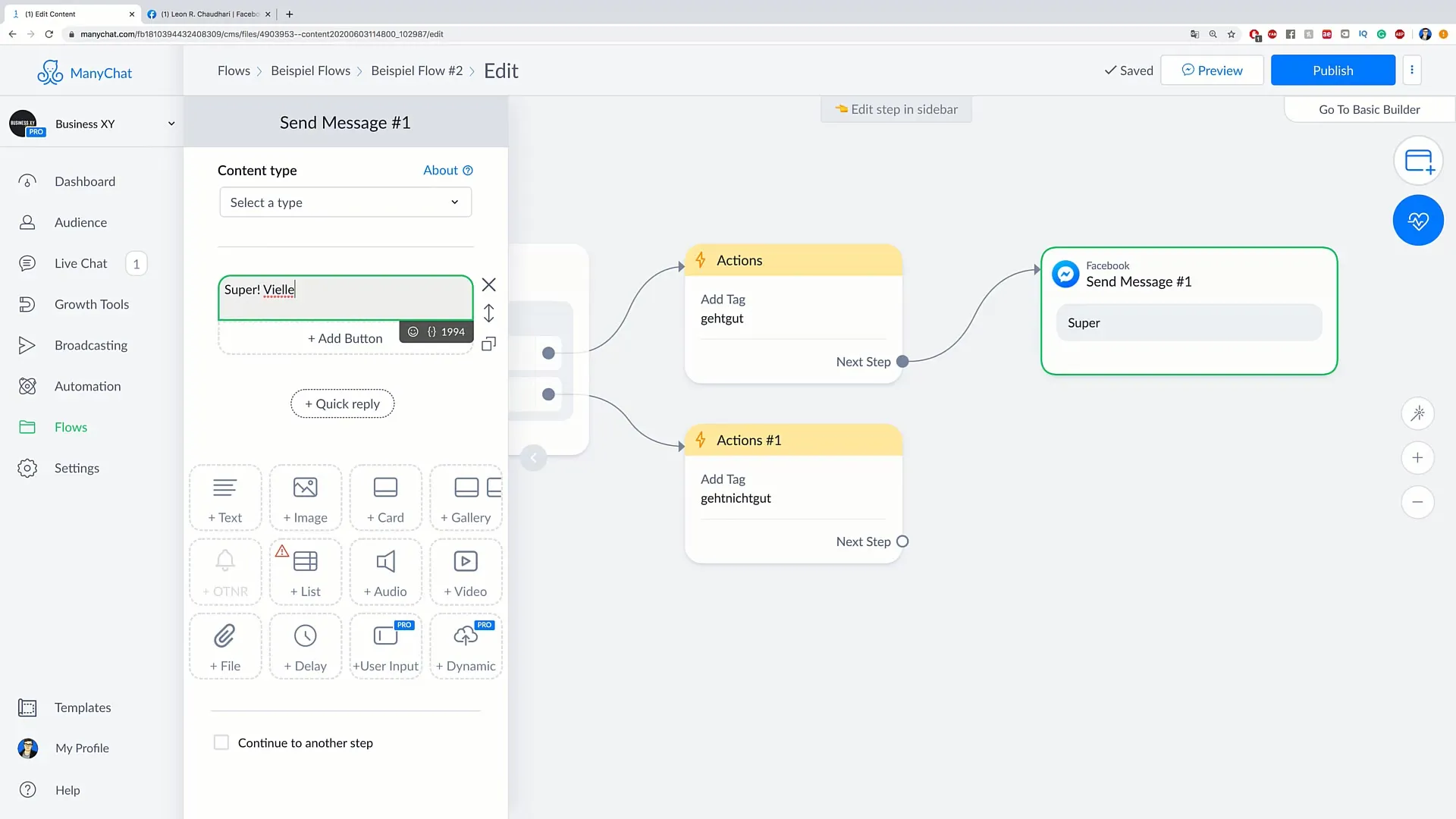 Targeted multi-level flows for customer acquisition