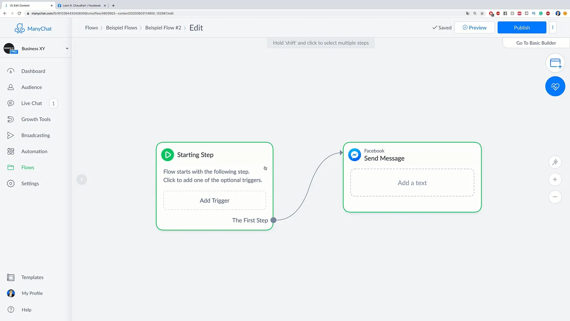 Targeted multi-level flows for customer acquisition