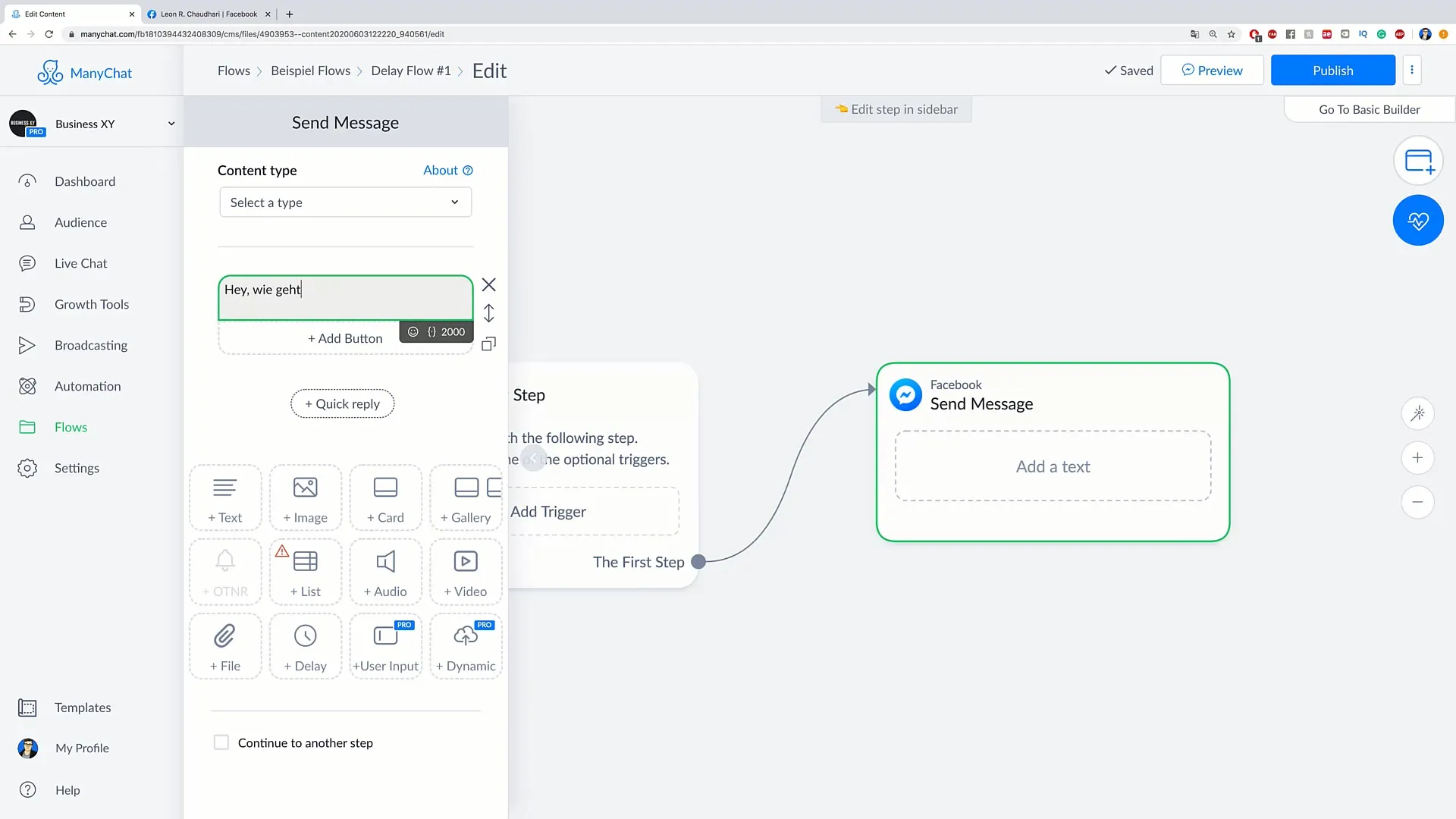 Effective use of delays in flows