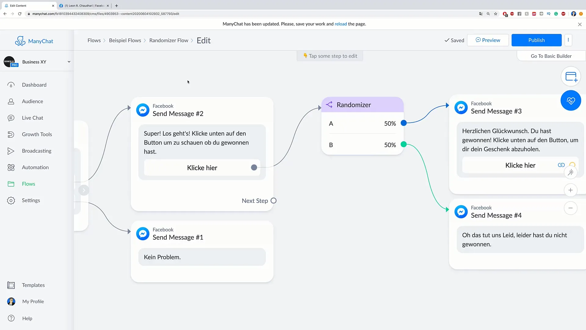 Randomizer dans Flow : Obtenir plus d'engagement