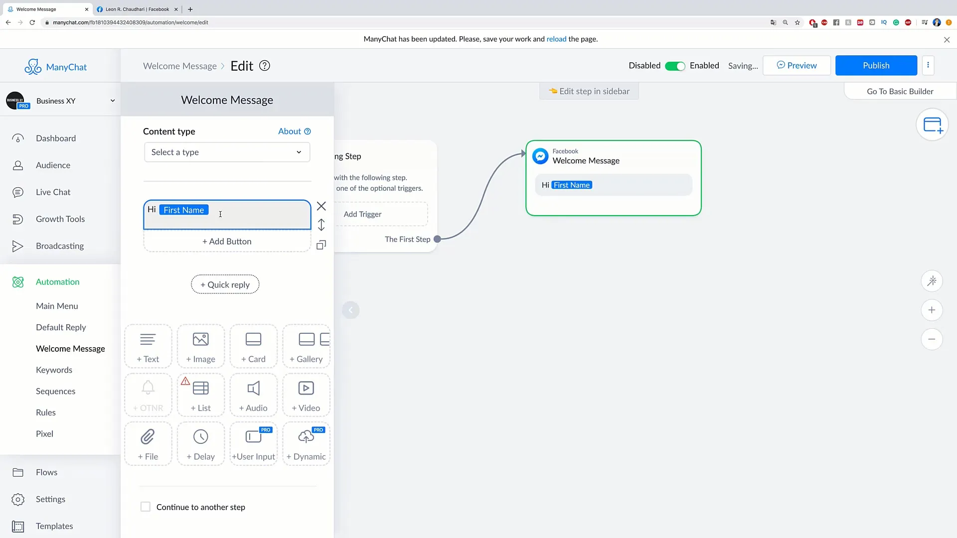 Création d'un message de bienvenue: Guide étape par étape pour l'acquisition de clients