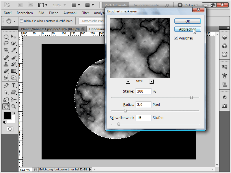 Skapa fyra olika planeter inklusive asteroidbälte + explosion