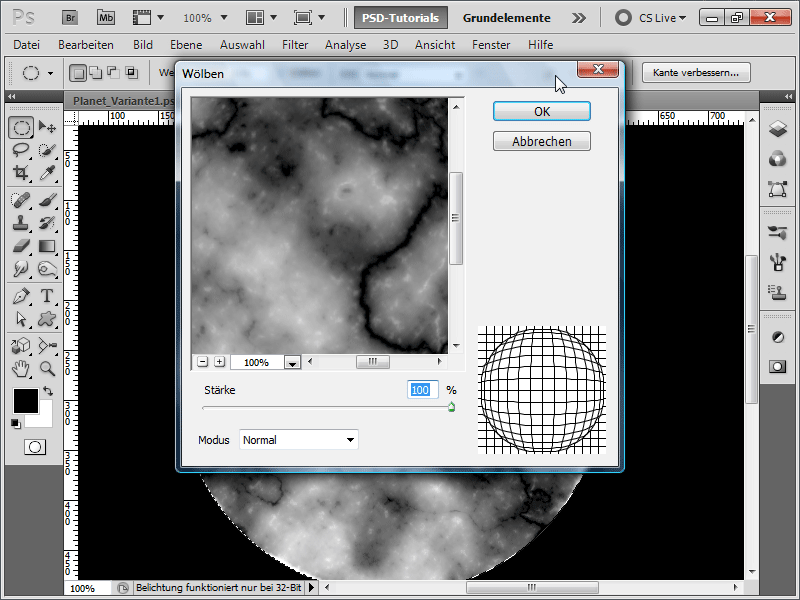 Skapa fyra olika planeter inklusive asteroidbälte + explosion