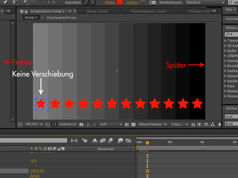 Tipps und Tricks zur Animation in After Effects: Zeitlich versetzen