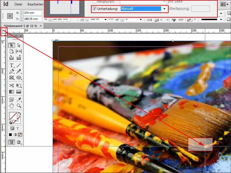 Astuces et conseils pour Adobe InDesign : imprimer du format DIN A3 au format DIN A0 sur plusieurs feuilles A4 DIN.