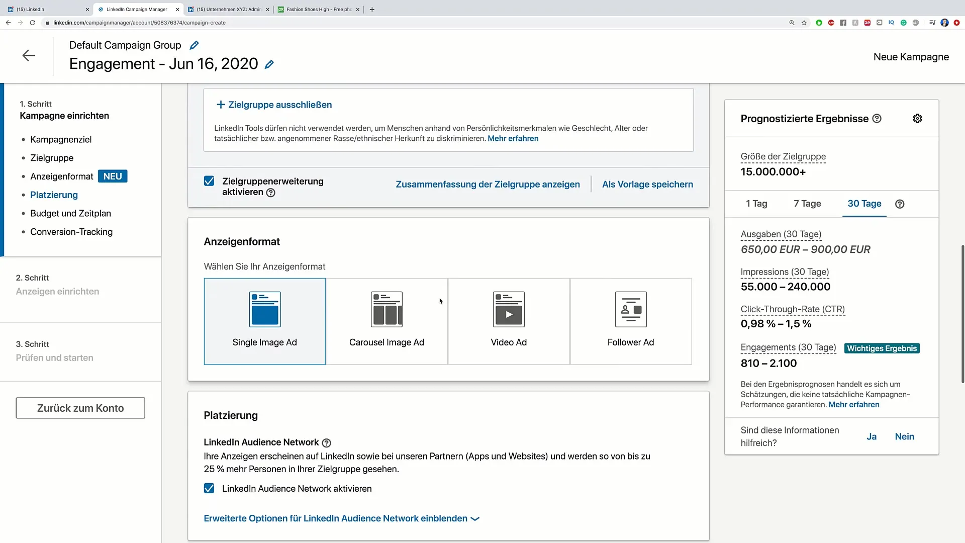 Criar com êxito anúncios em carrossel no LinkedIn